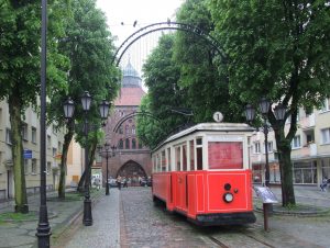 Zabytkowy tramwaj w Słupsku Źródło: Wikipedia.org Autor: Nikater