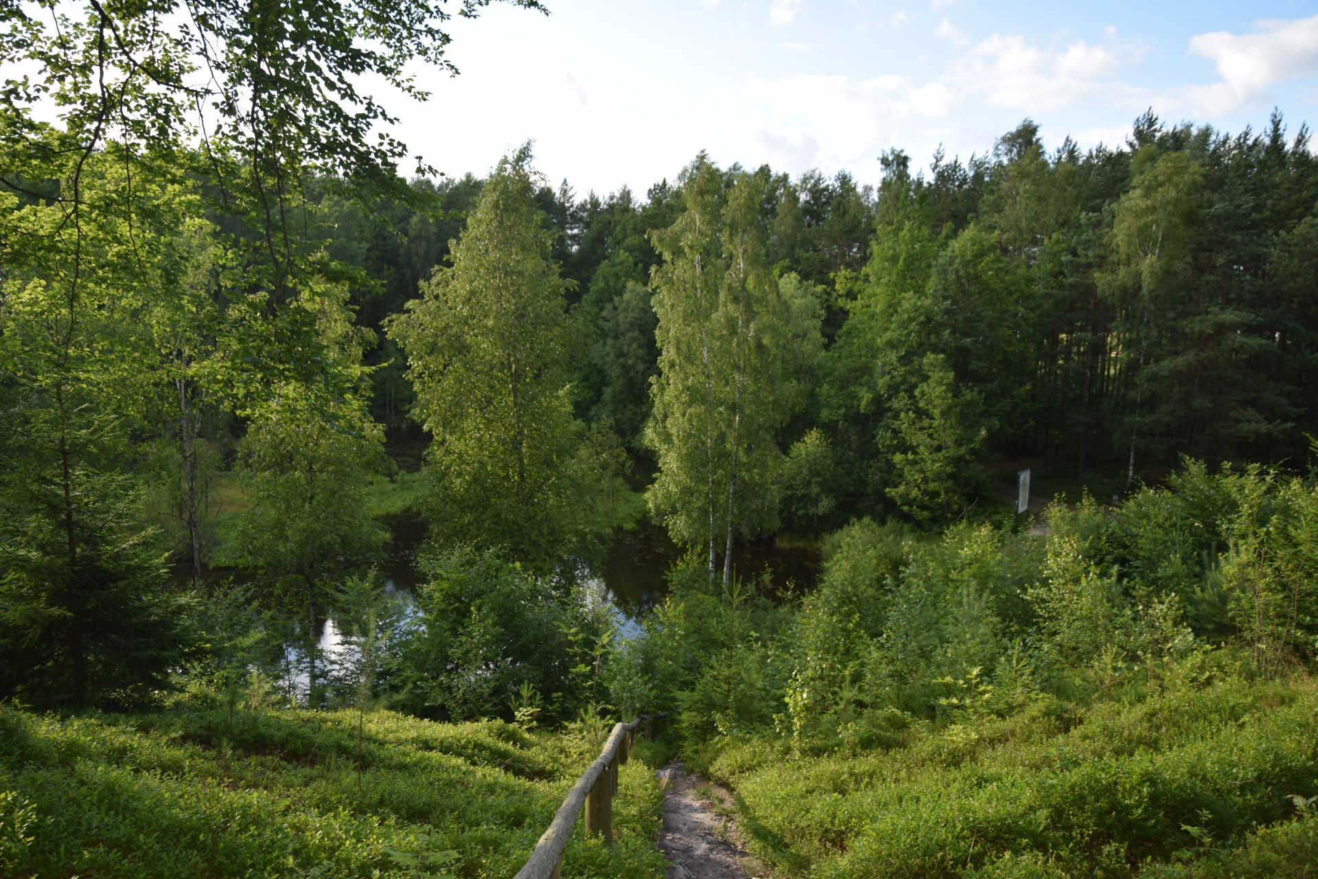 Kamienica Królewska - Łączyno. Najdłuższy szlak rowerowy Kaszubskiego Parku Krajobrazowego
