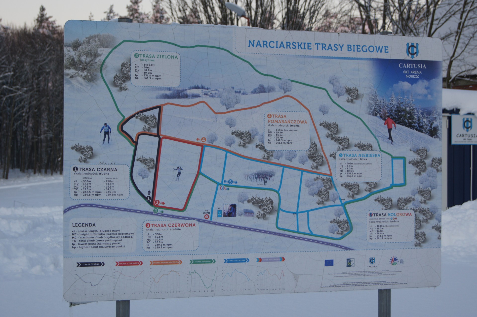 Biegowe trasy narciarskie wokół Kartuz. Fot. Patrycja Momot/Magazyn Kaszuby