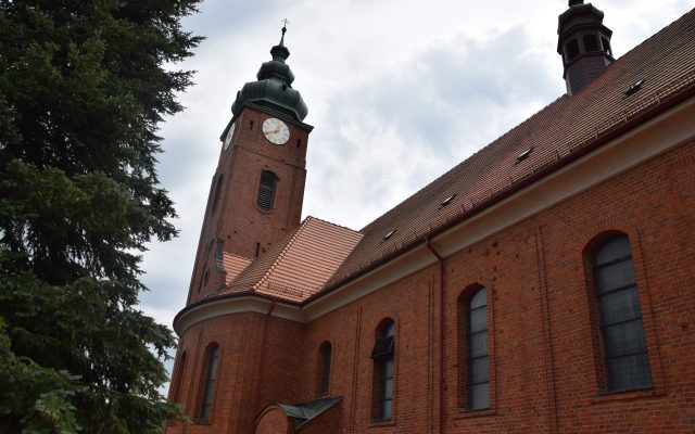 Wygoda Łączyńska. Wielki kościół w małej wsi.